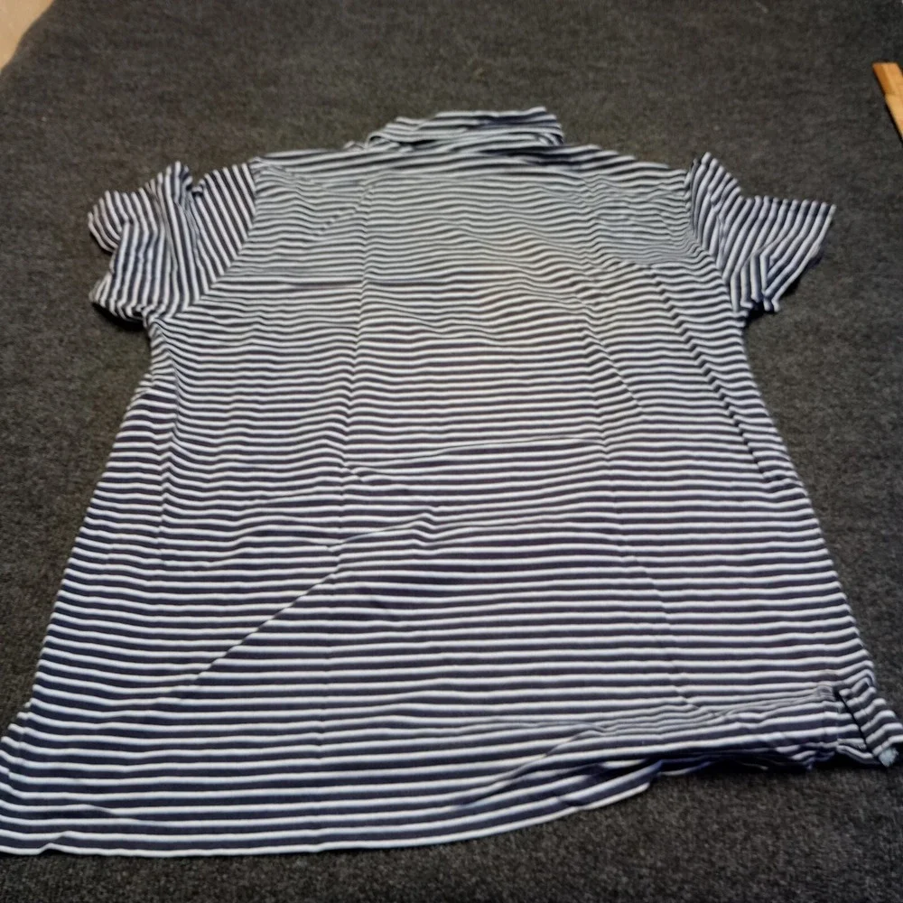 Polo Jeans Ralph Lauren Shirt Adult XL Striped‎ Golf Golfer